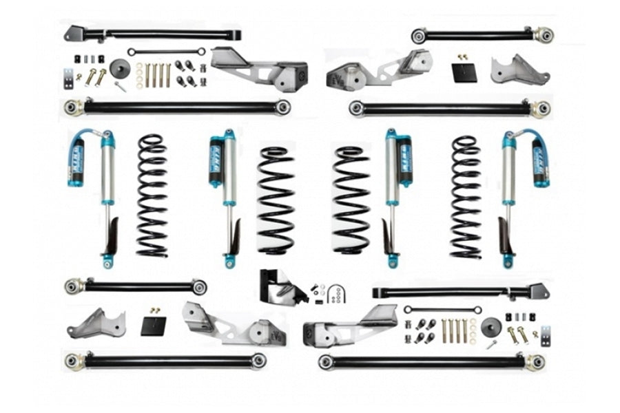 JEEP WRANGLER 4.5IN ECO DIESEL JLU HIGH CLEARANCE LONG ARM SUSPENSION SYSTEM W/S