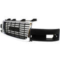 GRILLE CHR/BLK W/ COMPOSITE HEADLAMP SAVANA 2500/3500 03C