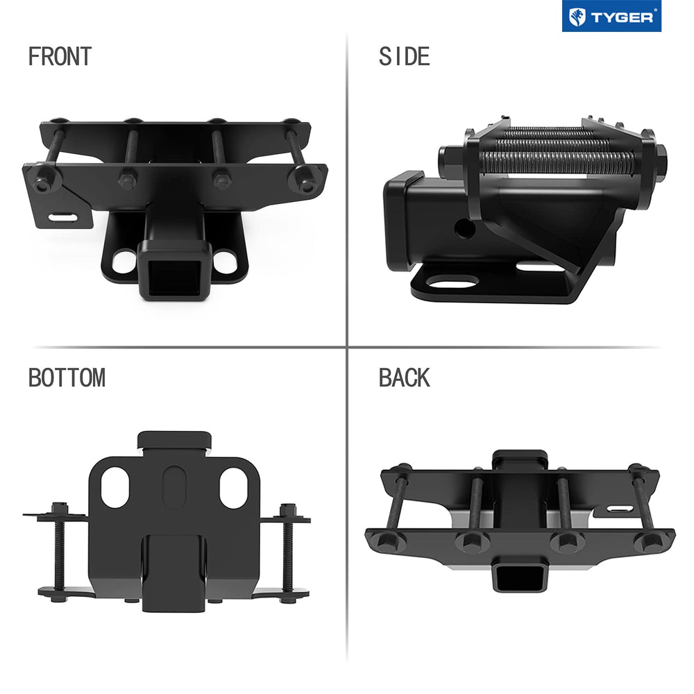 18C WRANGLER HITCH & COVER KIT FACTORY STYLE 2 IN REAR RECEIVER HITCH TOW TOWING TRAILER HITCH