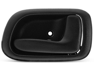 LH FRONT DOOR HANDLE; INSIDE; BLACK TOYOTA COROLLA 9397