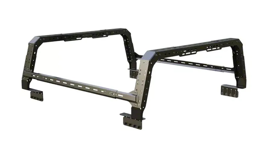 14C GMC CANYON TUWA PRO SHIPROCK HEIGHT ADJUSTABLE BED RACK WITH ROOF RAILS