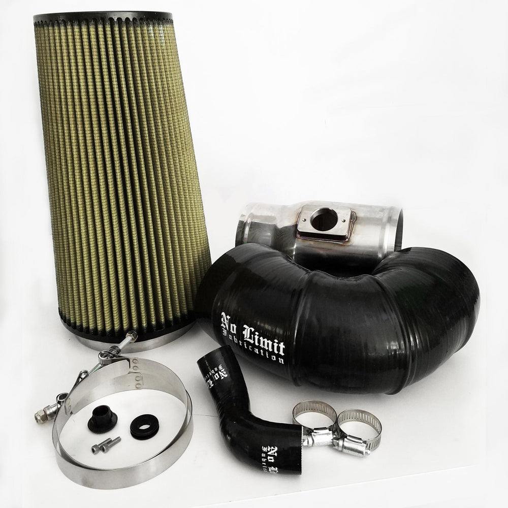 6.4 Cold Air Intake Polished PG7 Filter for Mod Turbo 5.5 Inlet