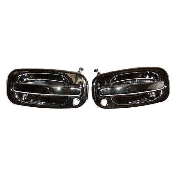 PERFORMANCE OUTR FT DR HANDLE SET (L&R) CHROME SILVERADO/SIERRA CLASSIC 99 07;