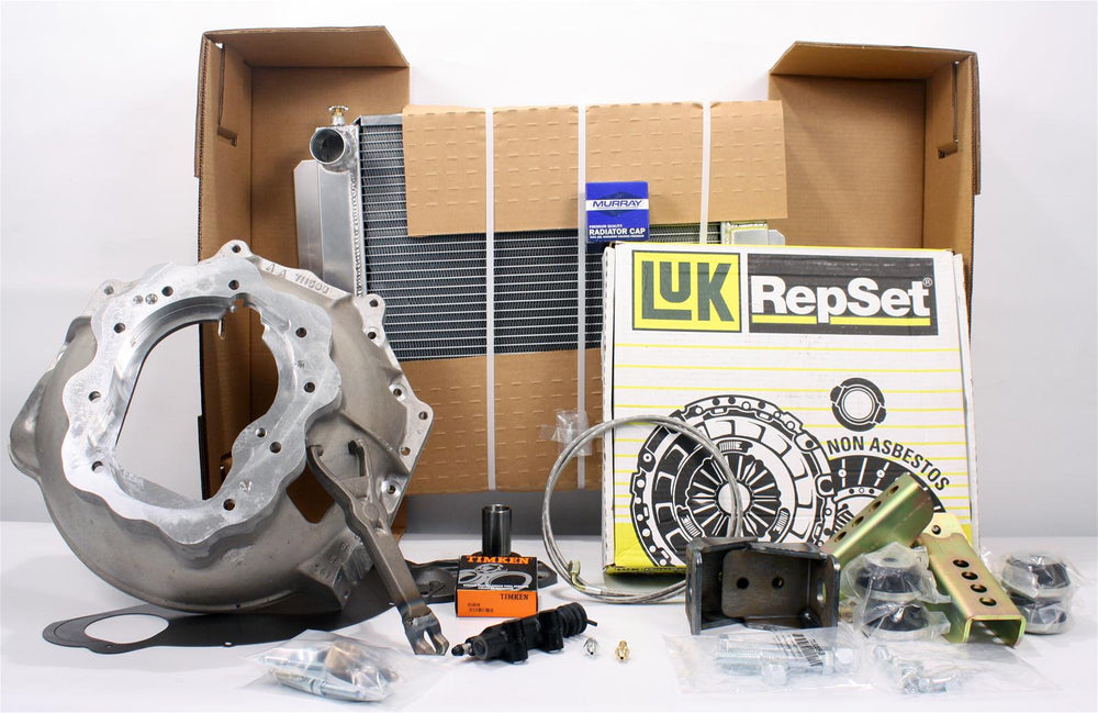 ADVANCE ADAPTERS YJ V8 WITH A AX15 5 SPEED 11 FLYWHEEL