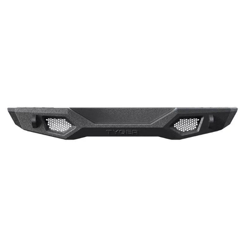 8706 WRANGLER TYGER FURY REAR BUMPER W/DRING MOUNTS TXT BLACK