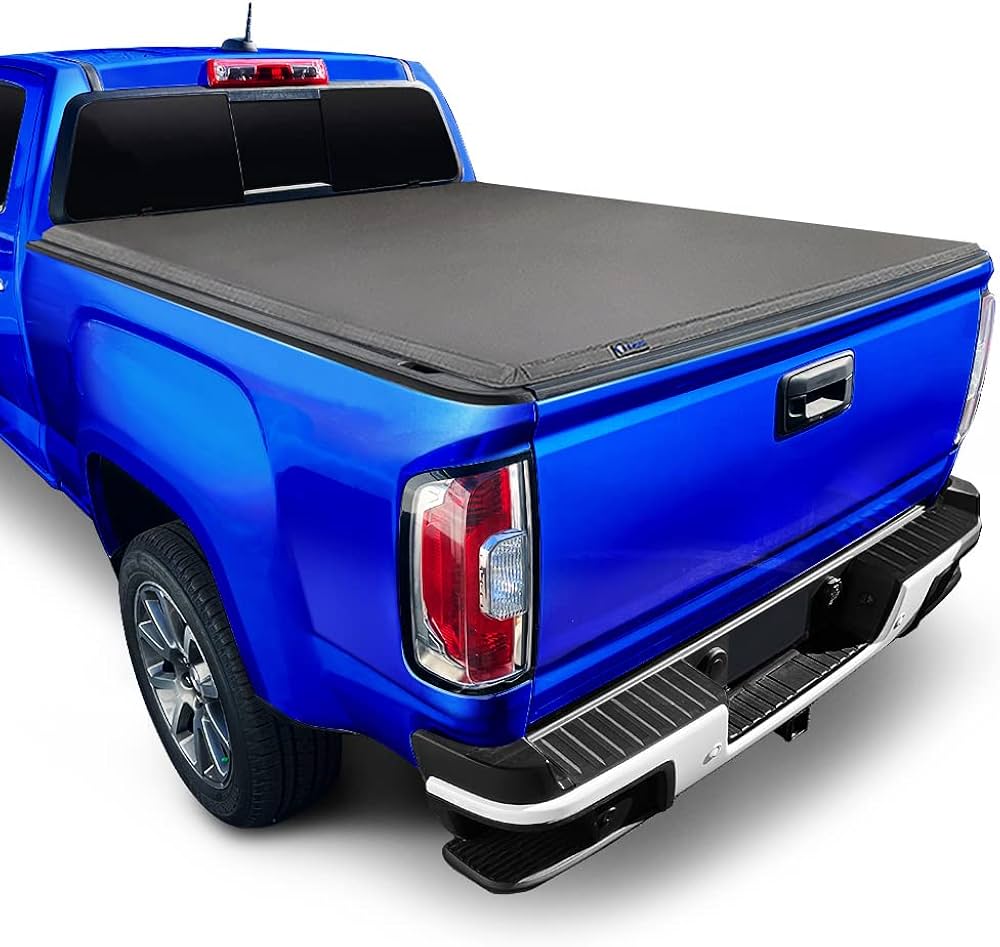 0412 COLORADO/CANYON/0608 ISUZU I350 5.1FT FLEETSIDE T3 SOFT TRIFOLD TRUCK BED TONNEAU COVER