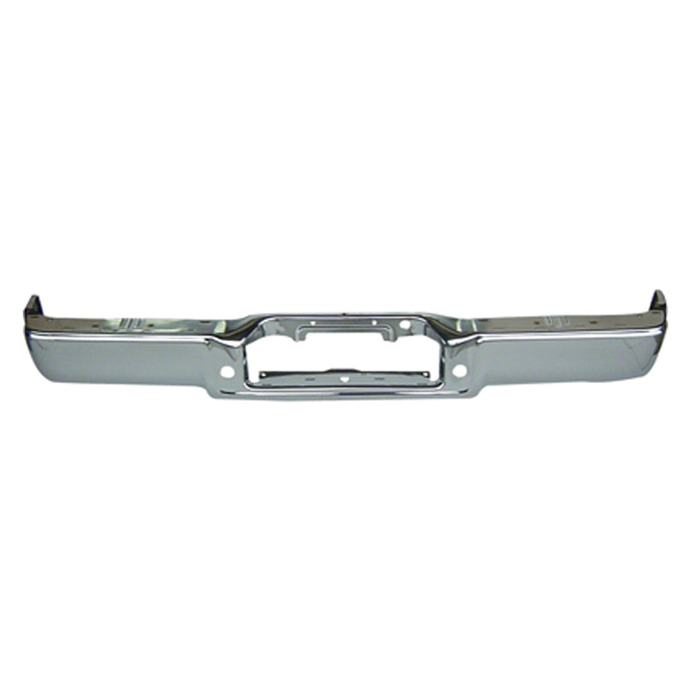 REAR BUMPER FACE BAR STYLESIDE; W/O PARK SENSOR; FROM 11/30/04; BRIGHT FORD F150 0708