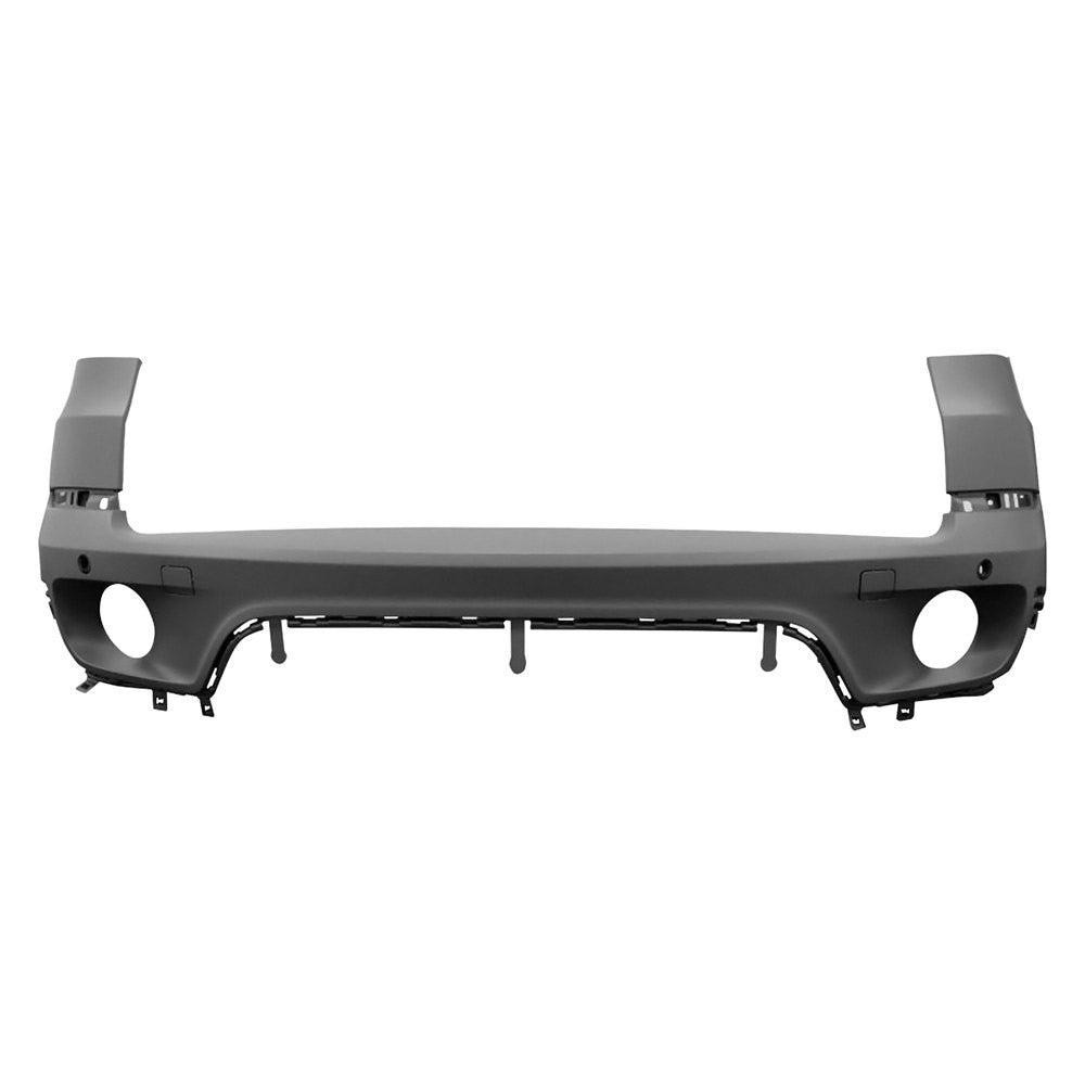 REAR BUMPER COVER E70; 3.0L; W/O M PKG; W/PARK DISTANCE CONTROL; ROUND PIPES; PRIME BMW X5 1113