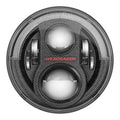 8700EVOJ2 12V ECE LH TRAFFIC LED HIGH/LOW BEAM HEADLIGHTS W/FP/ DRLCARBON FIBER BEZEL 2 LIGHT KIT