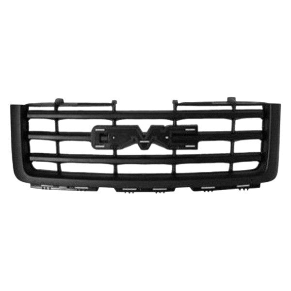 GRILLE MAT BLK W/BLK FRAME W/O DENALI SIERRA 1500 0713