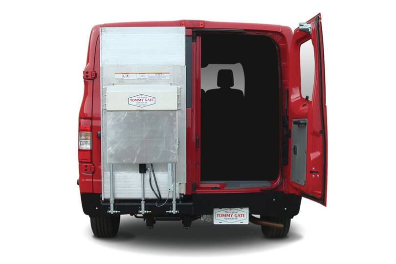 53 X 60 TRANSIT EB LIFT DEPTH 71 TRAVEL 30 GATE WT 610 1300 LB CAP 2PC FLDG EXT ALUM (BKTS INCL)