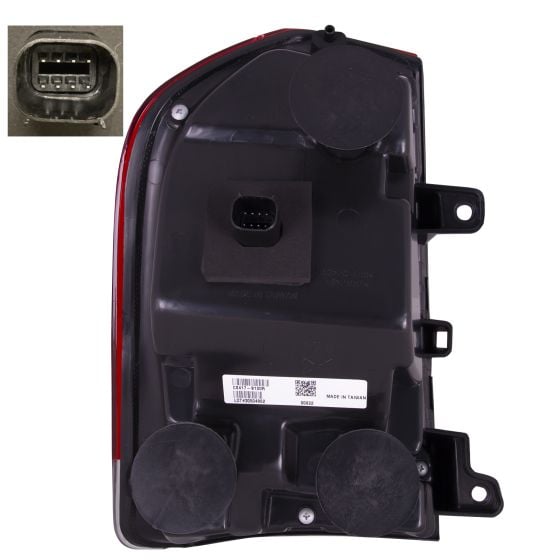 LH TAILLAMP ASSY (BLACK HOUSING) CHRYSLER 300 15C