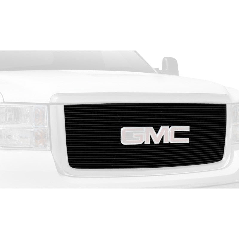 0710 SIERRA 2500/3500 BOLTON/OVERLAY BLACK BILLET GRILLE(OE LOGO MOUNTS ON GRILLE)
