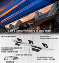 (DPN)0717 TACOMA DOUBLE CAB SB STAINLESS STEEL RT STEPS