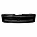 GRILLE MAT BLK W/ BLK TEXTURED FRAME SILVERADO 1500 0711; HYBRID 1213