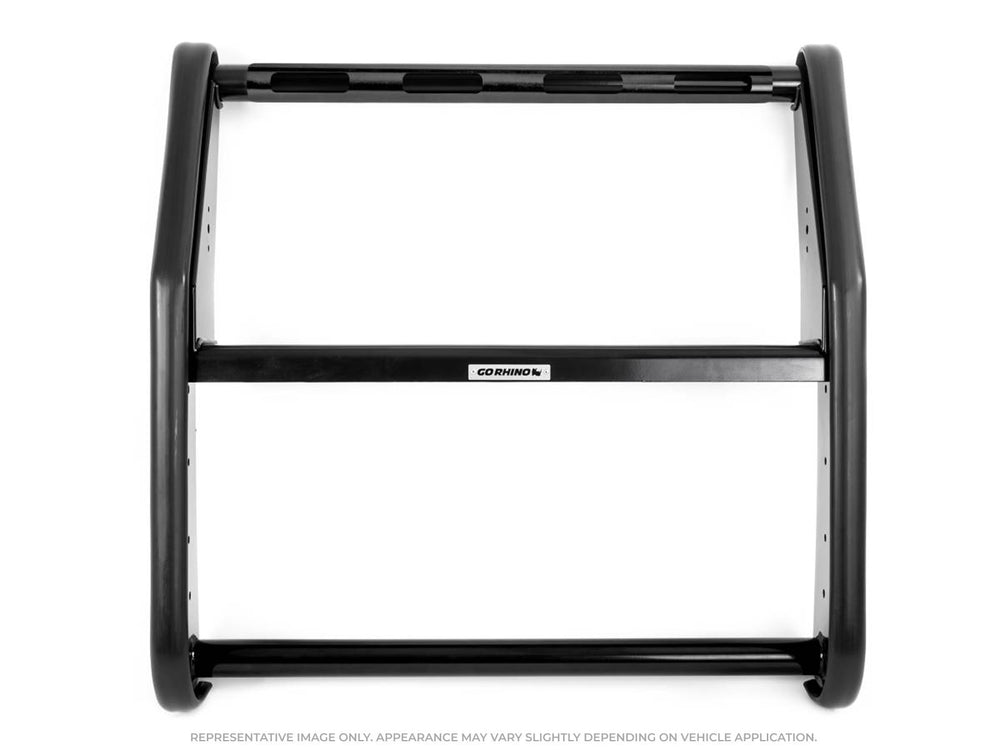1520 SUBURBAN/TAHOE PPV LIGHT READY STEEL BLK PWDR COAT PUSH BUMPER+4LIGHT MASK PLATE(CODE 3 MR6)