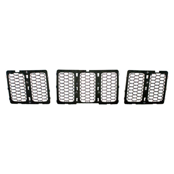 CAPA GRILLE ASSY HONEYCOMB STYLE; CODE MF1; CHROME/CHROME JEEP GRAND CHEROKEE 1416