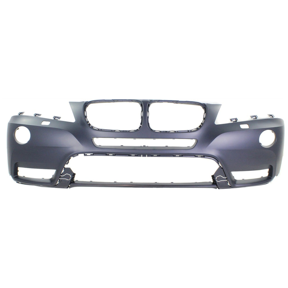 CAPA FRT BUMPER COVER F25; W/O M PKG; W/HEADLAMP WASHER; PRIME BMW X3 1114