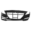 CAPA FRT BUMPER COVER W/O FRT OBJECT SENSORS; W/O HEADLAMP WASHERS; PRIME GENESIS G80 1717