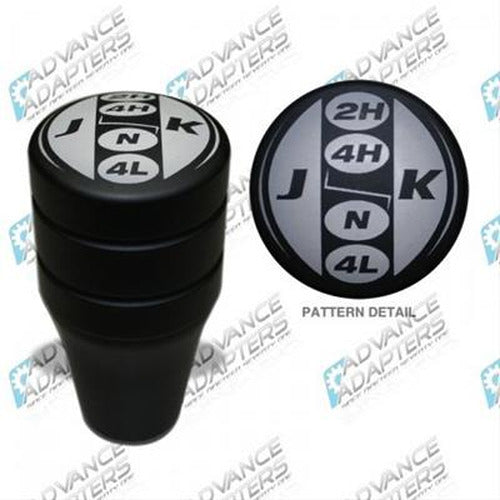 KNOB- BLACK TRANSFER CASE JK SPORT 2007-2017