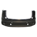 CAPA RR BUMPER COVER W/PARKING SENSORS; W/O CHROME MOULDING; PRIME MAZDA CX9 16C