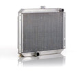 DIRECTFIT POLISHED FINISH DOWNFLOW RADIATOR FOR FORD W/STD TRANS