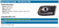 DG RAM PU R1500 1314/R2500 1314/R3500 1315 H.L.(HALOGEN)(BLACK BEZEL)