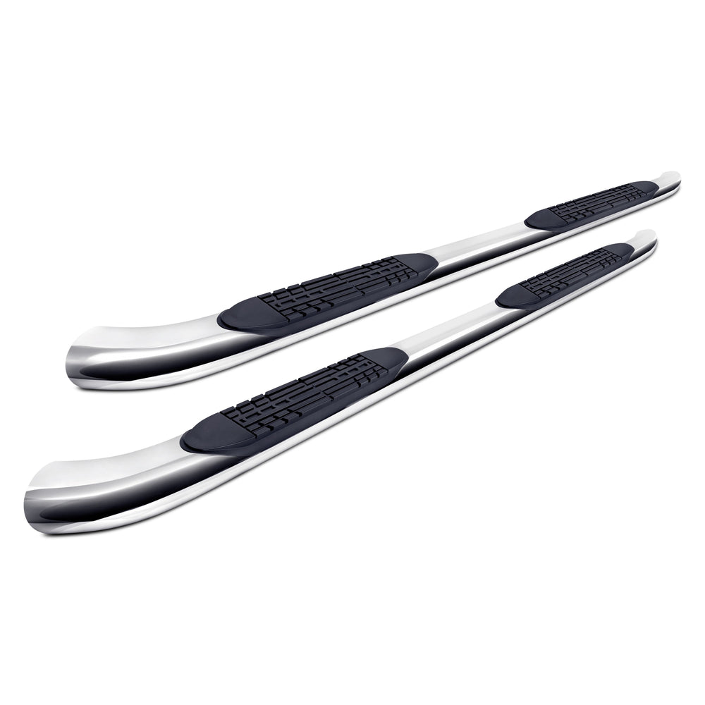 9916 F250/F350 SUPER DUTY CREW CAB 4IN CURVED SS OVAL TUBES