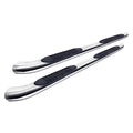 9916 F250/F350 SUPER DUTY CREW CAB 4IN CURVED SS OVAL TUBES