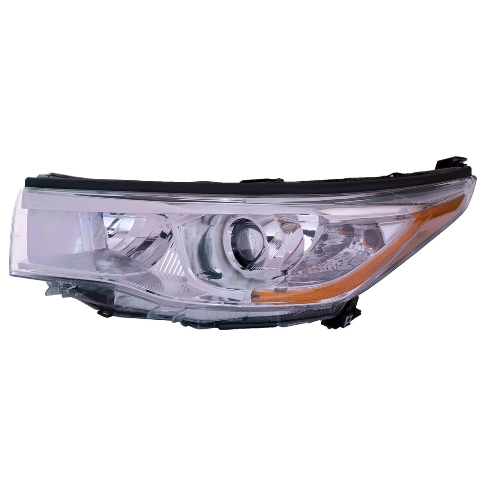 LH H/LMP ASSY COMP; W/O AUTO HIGH BEAM; W/O SMOKED CHR ACCENT HIGHLANDER 201416