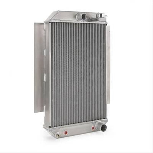 DIRECTFIT NATURAL FINISH DOWNFLOW RADIATOR FOR GM W/AUTO TRANS