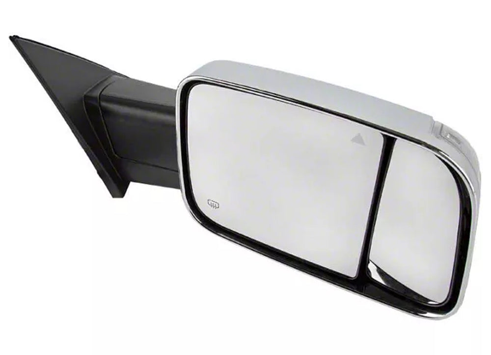 RH MIRROR OTR REAR VIEW W/TOWING PKG; W/BLIND SPOT DETECTION; CHROME TRIM RAM 1500 1920