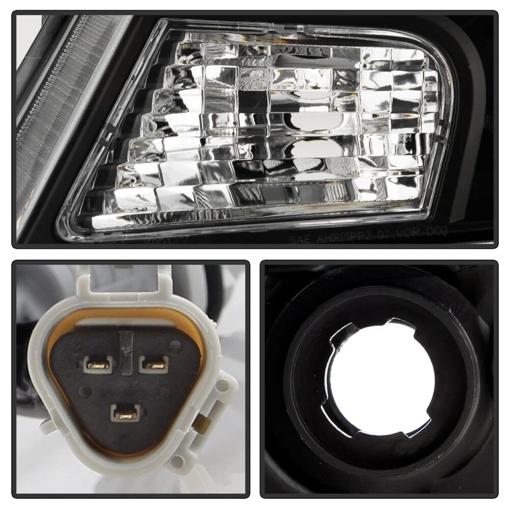 xTune Nissan Frontier 09-20 Projector Headlights - Light Bar DRL - Black