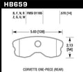 ~(3 lbs. 8X4X3)~ Street Brake Pads Street Race
