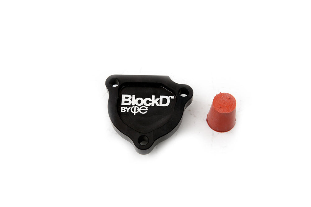 cp-e cp-e BlockD Diverter Valve Delete Ford EcoBoost Mustang 2.3L Fiesta ST 1.6L / Anodized Black