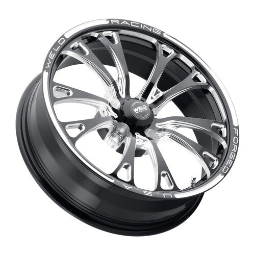 Weld Vitesse 15x12 / 5x4.5 BP / 4.5in. BS Black Wheel - Black Single Beadlock MT