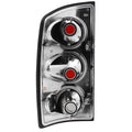 EURO TAIL LIGHTS GLOSSY BLACK HOUSI
