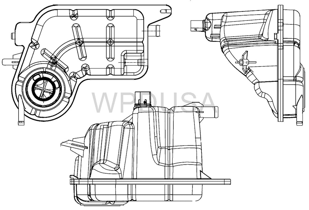 Engine Coolant Reservoir