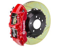 Brembo 09-11 997.2 C4 (Excl PCCB) Fr GT BBK 6Pis Cast 380x32 2pc Rotor Slotted Type1-Red