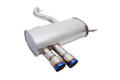 Megan Axle Back Exhaust 2007-11 BMW E90 4 Dr E92 2 Dr (328i only) Single w Blue Roll Tips