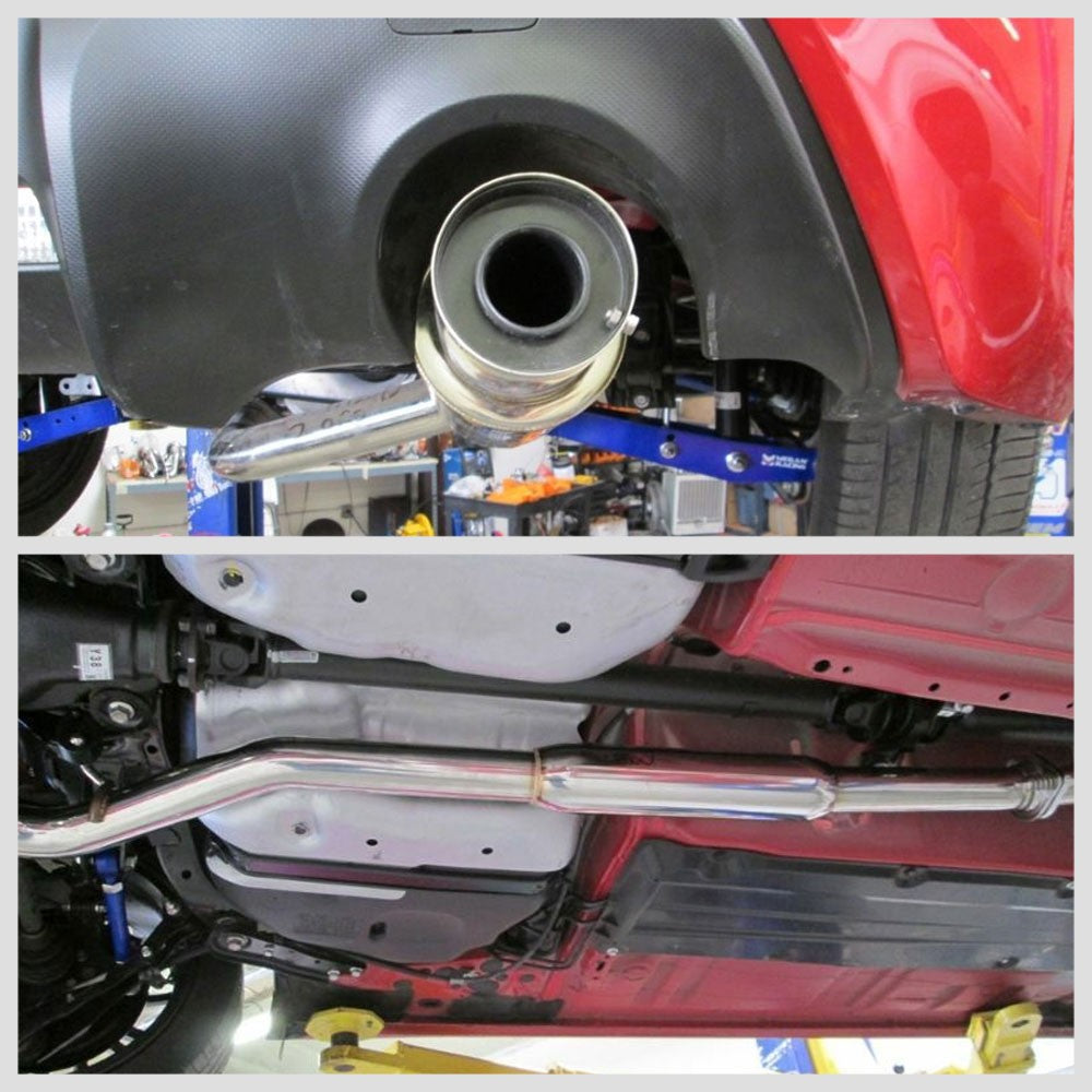 Megan Cat-Back System Drift Spec Scion 2013 FR-S BRZ Blue Titanium Tip (sold with MR-CBS-SFR12-DS-M)