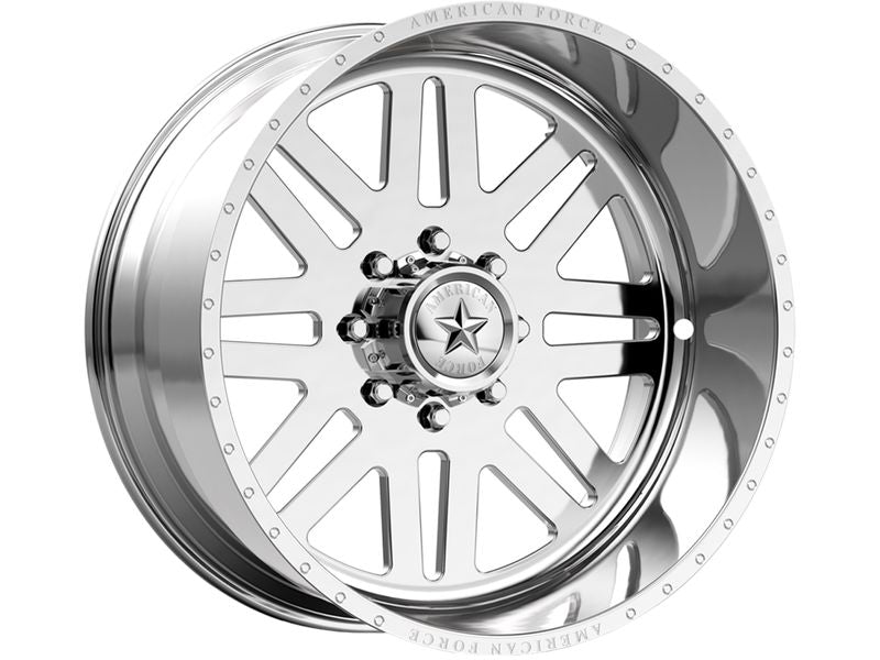 ~(70 lbs. 30X27X14)~ 1994-2018 DODGE RAM 2500 American Force 24x11 Liberty SS 8x6.5 122mm Polished