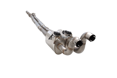 1720 F150 V6 3.5L TWIN TURBO 3IN 304SS CATBACK EXHAUST W/ VAREX CENTRE SYS DU