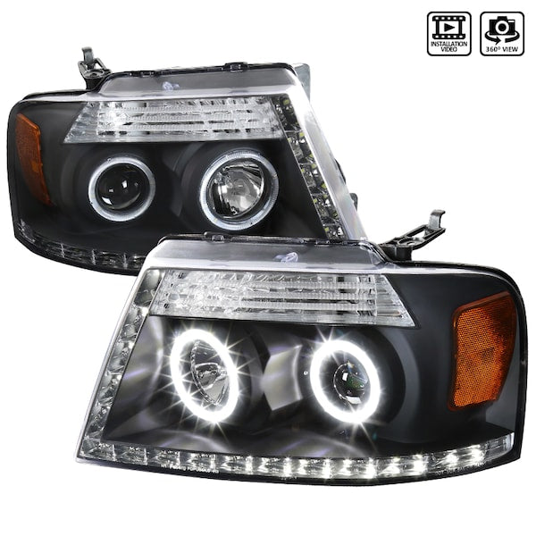 04-08 FORD F150 R8 PROJECTOR HEADLI