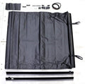Black Roll Up Truck Bed Cover Toyota Tacoma 2005 - 2015 Tacoma Double Cab 5 Bed