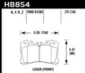 ~(6 lbs. 9X4X3)~ Hawk Performance Brake Pads Street Race