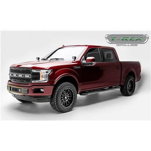 Revolver Bumper Grille Black Mild Steel 1 Pc Overlay
