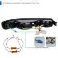 YUKON SEQUENTIAL BUMPER LIGHTS WITH MATTE BLACK HOUSING AND SMOKED LENS