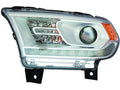 CAPA DG DURNGO 1620 HEADLIGHT ASSY HALOGEN W/LED DRL CHROME TRIM LH