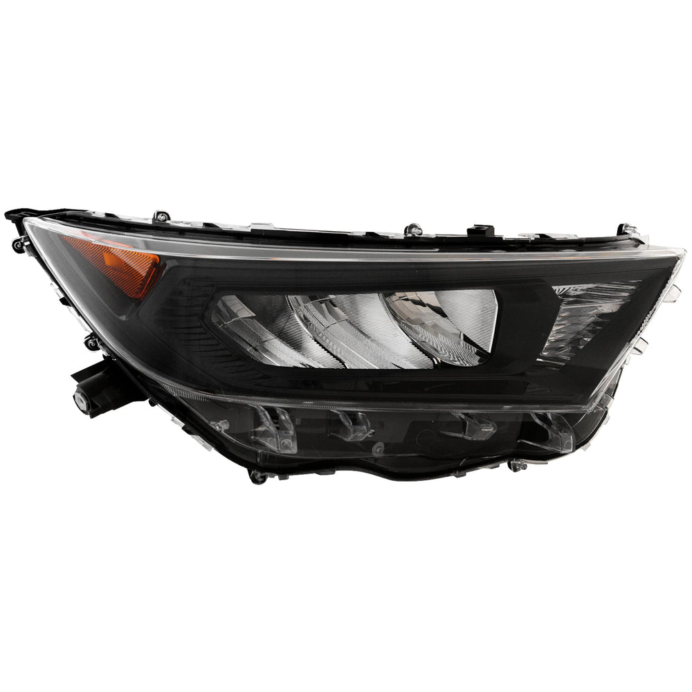 CAPA TY RAV4 1921 HEADLIGHT ASSY LE MDL JPN BLT BLK BEZEL W/O ADAPTIVE HEADLAMPS RH